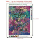 2 Pack 5D Full Drill Diamond Painting Kit, Kissbuty Diy Diamond Rhinestone