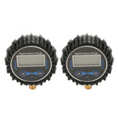 2x Digital Tire Inflator Pressure Gauge LCD