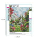 5D DIY Full Drill Diamond Painting Garden Path Cross Stitch Embroidery Kits