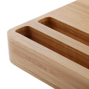 4 In1 Bamboo Desktop Organizer Stand For Mobile Phone, Ipad, Pen, Card