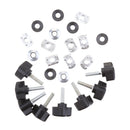 8 Pcs Thumbscrews With Rubber Washers \u0026 Nut Plate Kit For Jeep Wrangler YJ