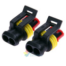 10 X 2 Pin Way Car Auto Waterproof Electrical Connector Plug Socket Wire Kit New