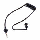 Single Listening 3.5mm Earphone Coiled Cables Mono Function Earpiece In Ear