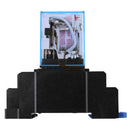 220V 10A LY2NJ Mini 8 Pin Coil Power Electric Relay With Socket Base Black A