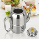 Stainless Steel Oil Drizzler Dressing Pourer Vinegar Cruet Dispenser 24oz