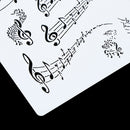 Musical Not Stencil for Celebration Wedding Cake Decoration Cookies Plastic M BX