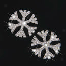 20 Pcs Mixed Rhinestone Snowflake Buttons Embellishments for Craft Buttons