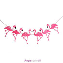 9pcs Flamingo Xmas Garland Bunting Banner Pennant Kids Room Party Decor