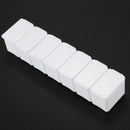 White rectangular hard plastic drug box pill box box 7 days W3I8