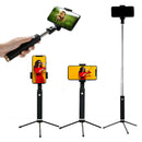 K09 Bluetooth Selfie Stick Mini Portable Large Mirror 360Â° Rotating Live Mo