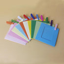 10PCS Mini Hanging Photo Frames DIY 6'' Picture Clip Rope Album Card Deco Dwgp