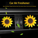 2pcs Interior Decor Car Air Freshener Perfume Vent Clip Sunflower Shape Styling