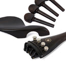 15Pcs/Set Ebony Violin Musical Instrument Parts Chinrest Pins