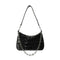 Fashion Chain Underarm Purse Female PU Pleated Shoulder Top-handle Bag Handbag