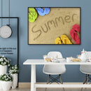 DIY Diamond Painting Kits Beach Summer Letters Full Round Drill Handicrafts