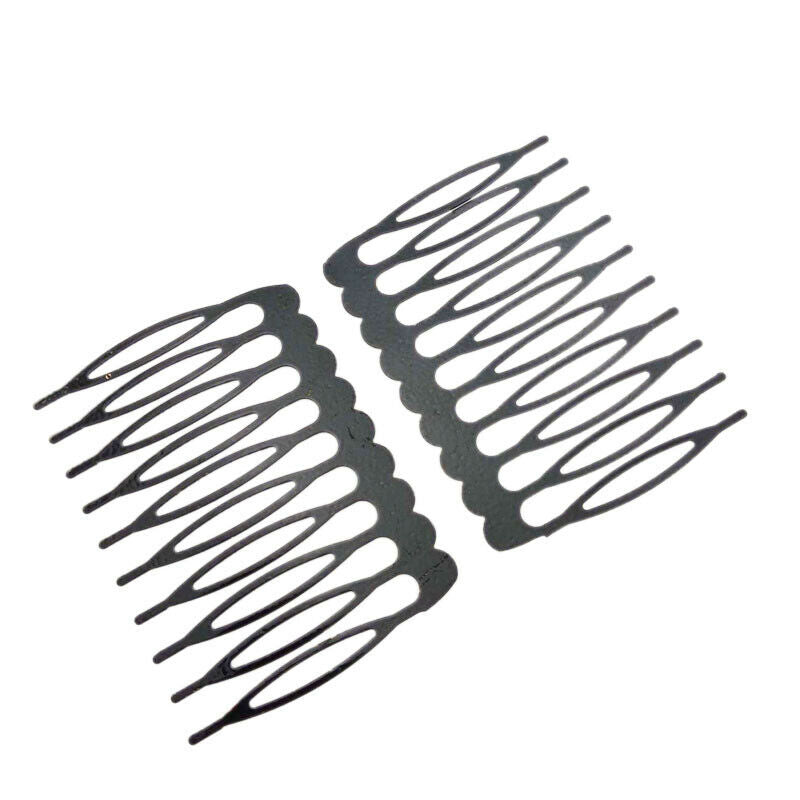Set Of 10Pcs Metal Hair Combs Accessory Hairdressing Beauty Piece Baby Chil X3P5