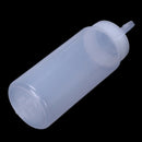 1X Clear White Plastic Squeeze Sauce Ketchup Cruet Oil Bottles 16OZ
