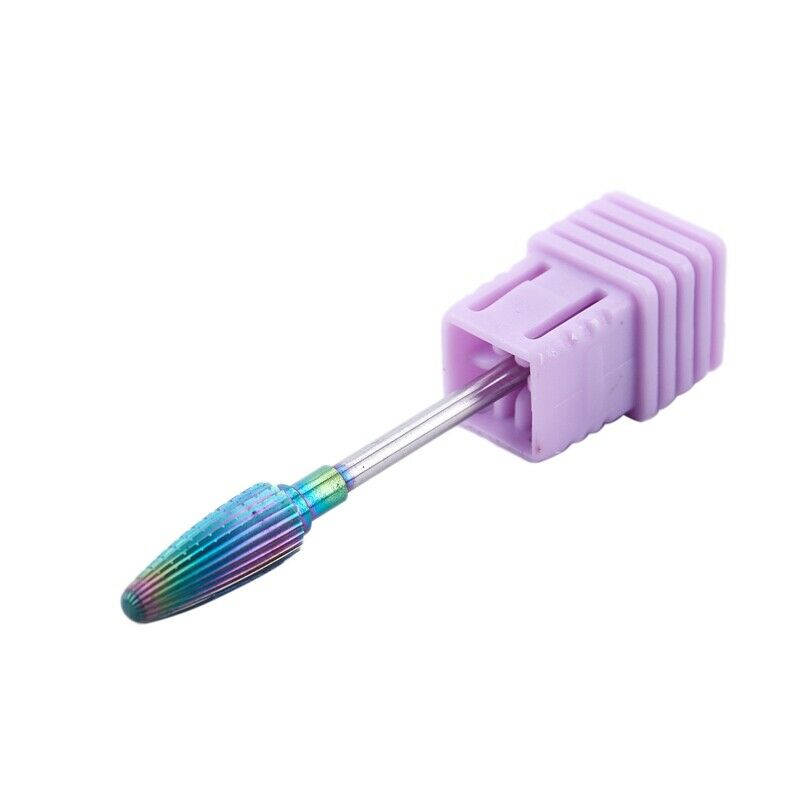 Carbide Nail Drill Bits For Acrylic Nails Cuticle Cleaner Manicure Salon E3M4