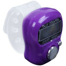 Purple Case Resettable 5 Digit LCD Electronic Finger Counter Hand Tally P1I4