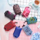 creative women foldable handy shopping bag reusable tote pouch recycle handbag-