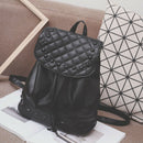 Korean Style Women PU Leather Casual Backpack Rivet Travel Bag School Bag SN9F