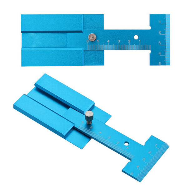 Aluminum Table Saw Height Ruler Depth Gauge Woodworking Measuring Tools