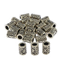 96Pcs Norse Vikings Braiding Beads For Hair Braids Beard  DIY Jewelry Making