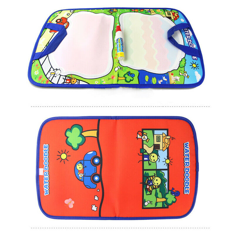Doodle Water Drawing Mat Painting Travel Board with Magic Pen for Kids Art EQ7O7