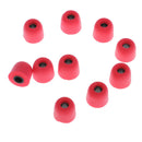 Earbud Memory Foam Eartips Earplug Tips For InEar Headphone 4.5mm Red + Blue