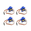 4Pcs Smart Electronics Rc Mini 9G 1.6Kg Servo Motor Sg90 for Rc 250 450 Hel L3A5