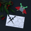 Sword Flower Group Joint DIY Metal Stencil Scrapbook Embroidery Cutting Die