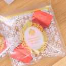 100Pcs Cookies Biscuits Bags Self-adhesive Party Wedding Bag Cake Candy Bag@