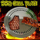 Korean BBQ Grill Plate Stainless Stove Plate Roaster Pan For OutdoorS Hn