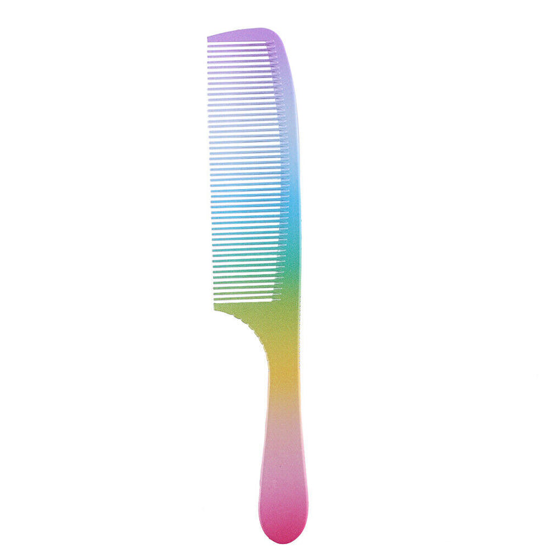 Anti-Static Rainbow Hair Comb Double Head Entangled Hair Styling Tool (10) A