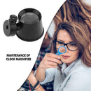 10X Maintenance Clock Jewelry Magnifier Lens Magnifying Glass with LED Lamp