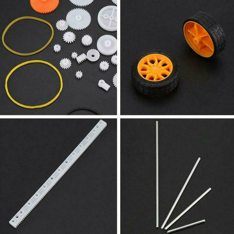 78Pcs Plastic Gear Package Kit DIY Gear Assortment Accessories