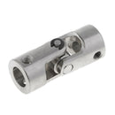 Single Chrome Universal Steering Shaft U Joint Coupler