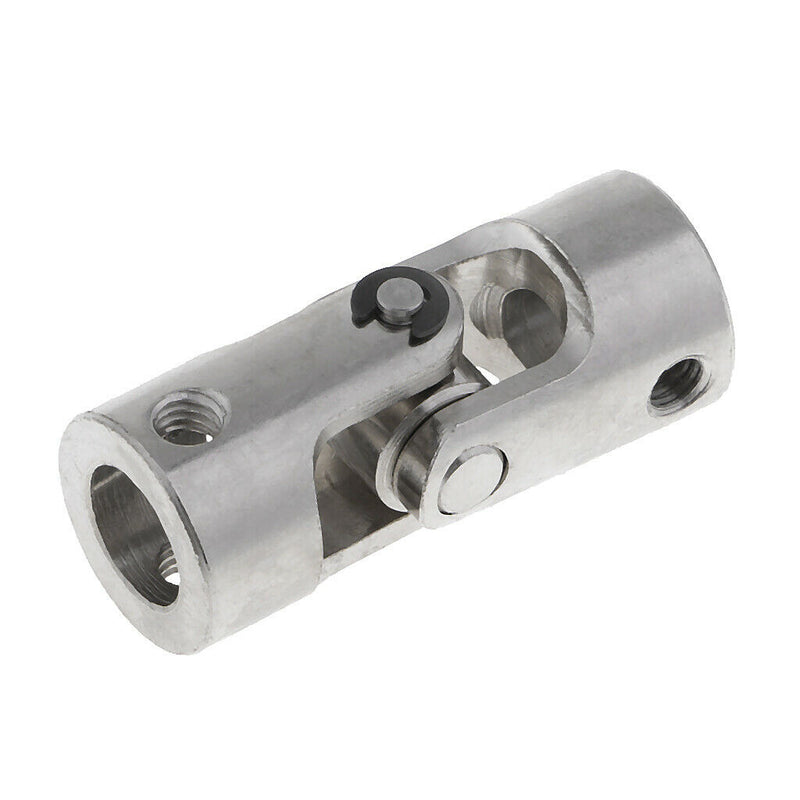Single Chrome Universal Steering Shaft U Joint Coupler