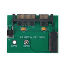 M.2 NGFF B Key SSD to Half-Height 2.5" inch SATA SSD Converter Adapter Card