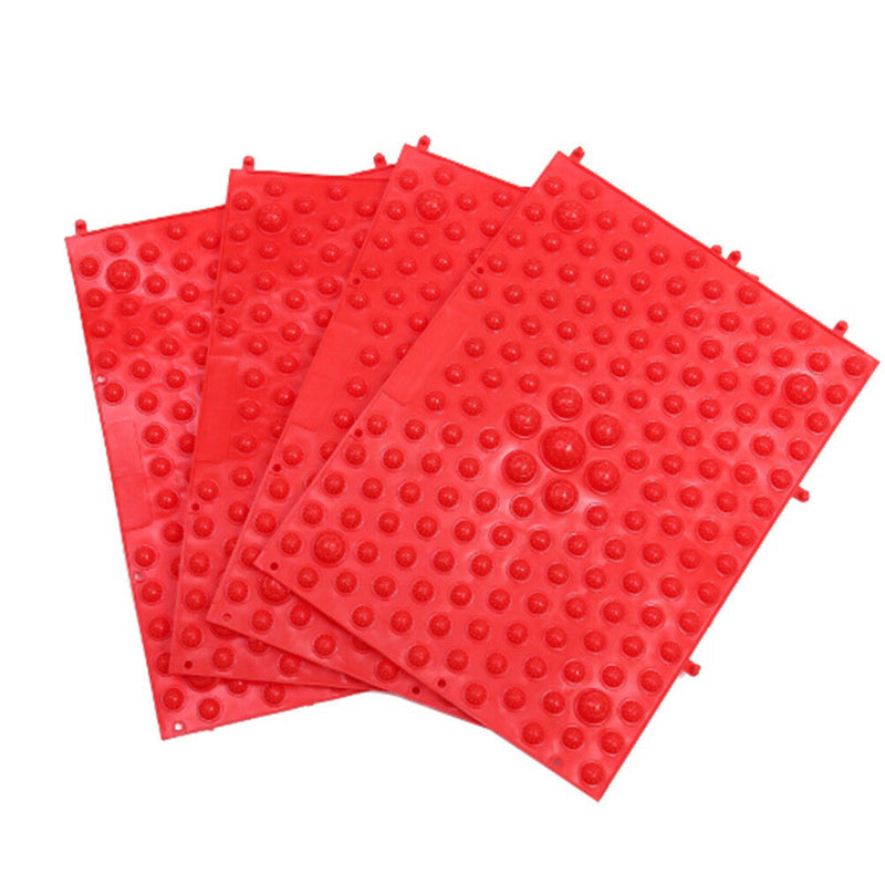 Red Acupuncture Foot Massager Medical   Mat Foot Massage Pad BX