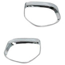 Rearview Side Mirror Glass Rain Shield Sun Visor Shade Frame 2Pcs/Set for M