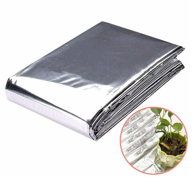 2pc Garden Wall Mylar Film Covering Sheet Hydroponic Highly Reflective