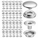 25 grains of metal Fastener Snap Press Stud Cap Button Marine Boat Canvas G8A1