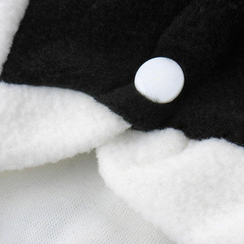 2pcs Adorable Clothes Dog Cat Puppy Apparel Pet Hoodie Outfit Fancy Panda