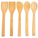 5 pcs kitchen utensils wooden anti-adhesive kitchen set of accessories bamb