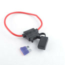 5 Pack 16 Gauge ATC In-Line Blade Fuse Holder 100% OFC Copper Wire + 1A - 40A