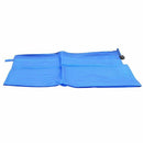 A4 Fabric Zip Portfolio Bags Filing Document Pencil Storage Holder, A4 Blue J4S6