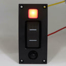 DC12V 24V Waterproof Red LED On/Off/On Boat Marine Rocker Switch
