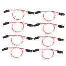 8PC Quick Connect 10 Gauge 13" 2 Pin SAE Wire Plug Connector Waterproof