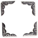 30 Pc Metal Book Scrapbook Photo Album Corner Protector 20mmx20mm W6P5